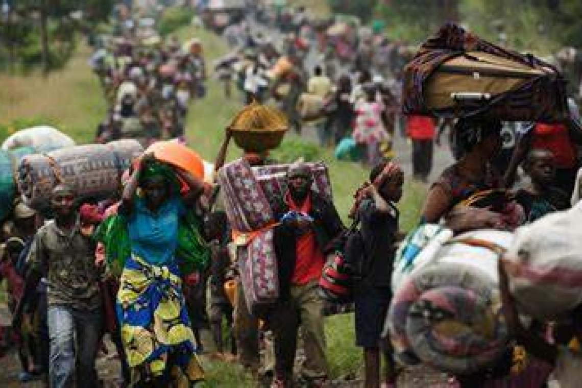 RDC: Une crise sans précédent fait au moins 250.000 déplacés en un mois selon l'ONU 